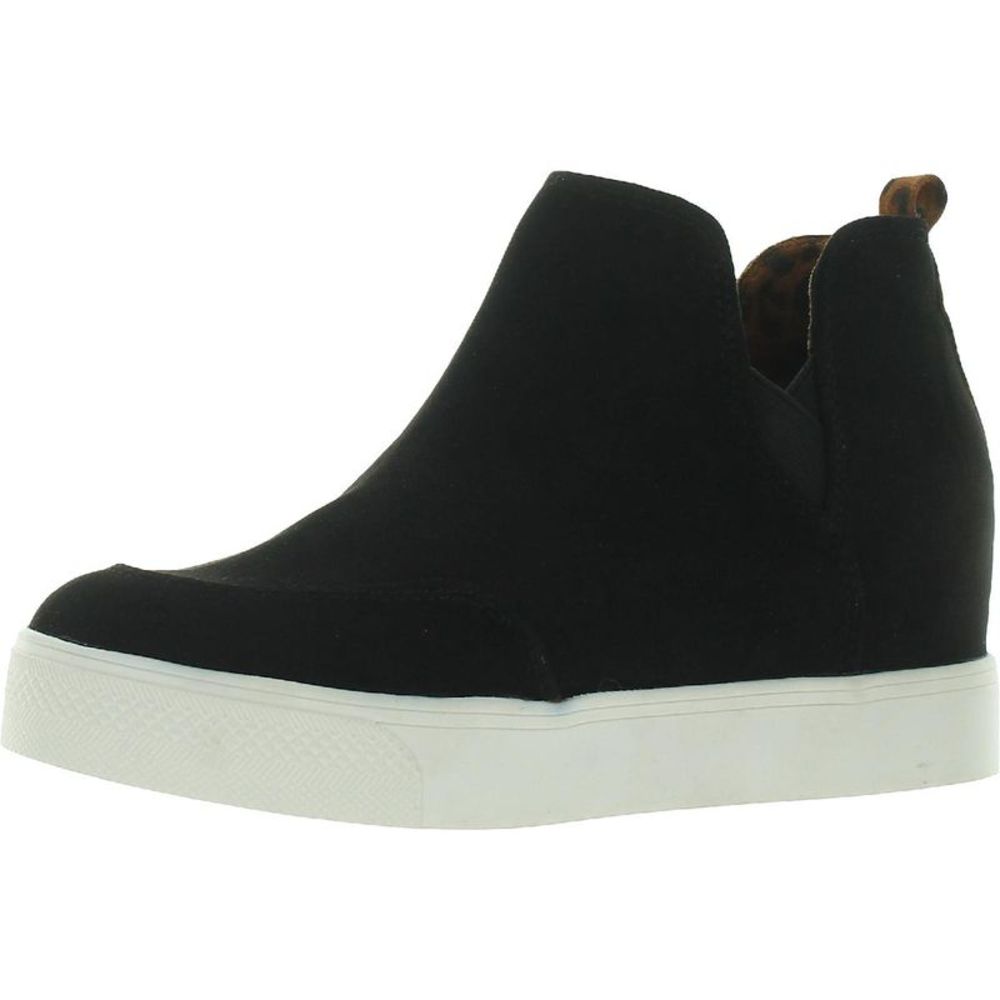 NWT Very G Womens Black Suede Slip On Booties Boots